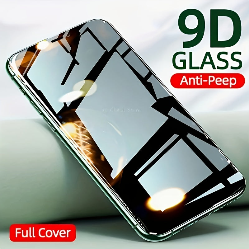 1 Stuk 9D Getemperd Glas Schermbeschermer Voor IPhone 7/8 Plus/X/XR/XS Max/11/12/14/15/16 Pro Max, Glanzende Anti-Peep Volledige Dekking Privacy Schermbeschermer Met Ultra HD Transparantie Technologie