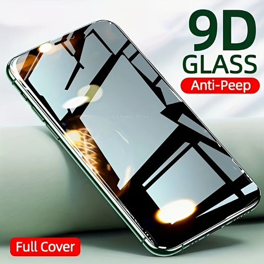 1 Stuk 9D Getemperd Glas Schermbeschermer Voor IPhone 7/8 Plus/X/XR/XS Max/11/12/14/15/16 Pro Max, Glanzende Anti-Peep Volledige Dekking Privacy Schermbeschermer Met Ultra HD Transparantie Technologie