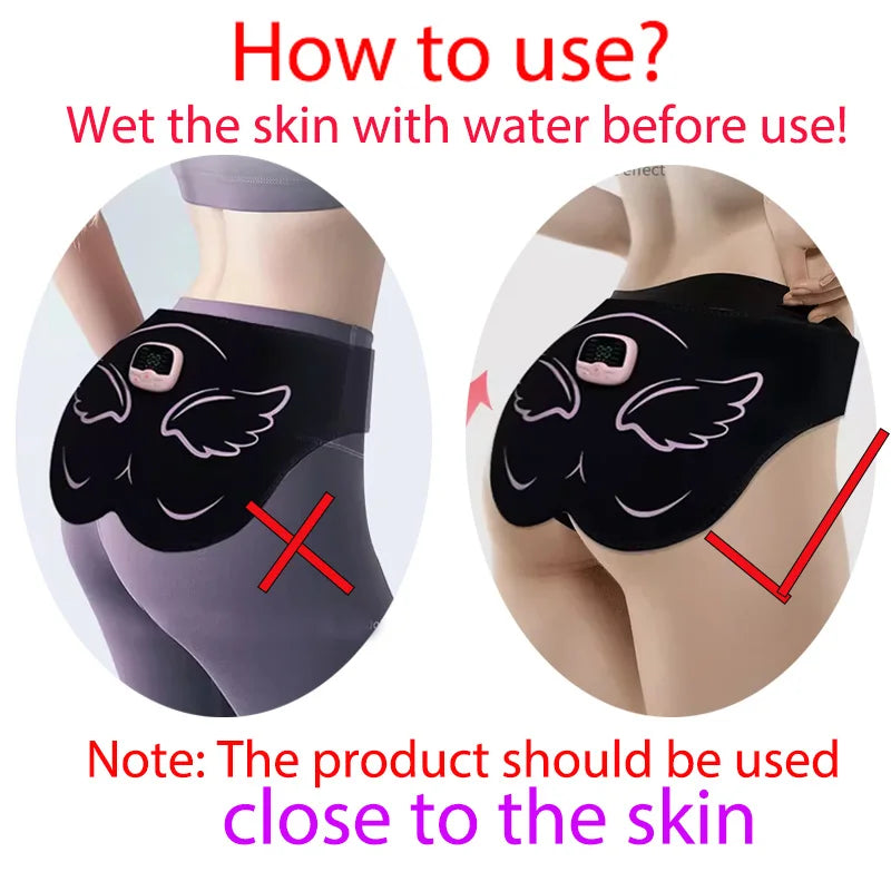 Elektrische Butt Spierstimulator Ems Heupen Trainer Usb Rechargable Billen Lifting Spier Toner Verliezen Gewicht Verbranden Vet Fitness