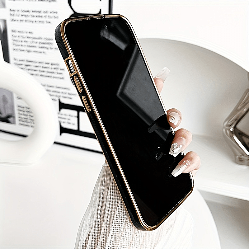 Exclusief telefoonhoesje met goud en diamant voor jouw Iphone